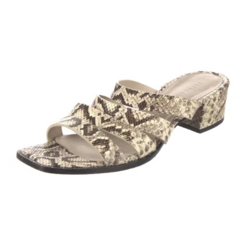 Freda Salvador Snake Print Sandals